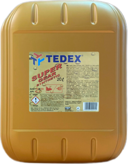 Олива трансмісійна TEDEX SUPER GEAR SYNTHETIC SAE 75W90